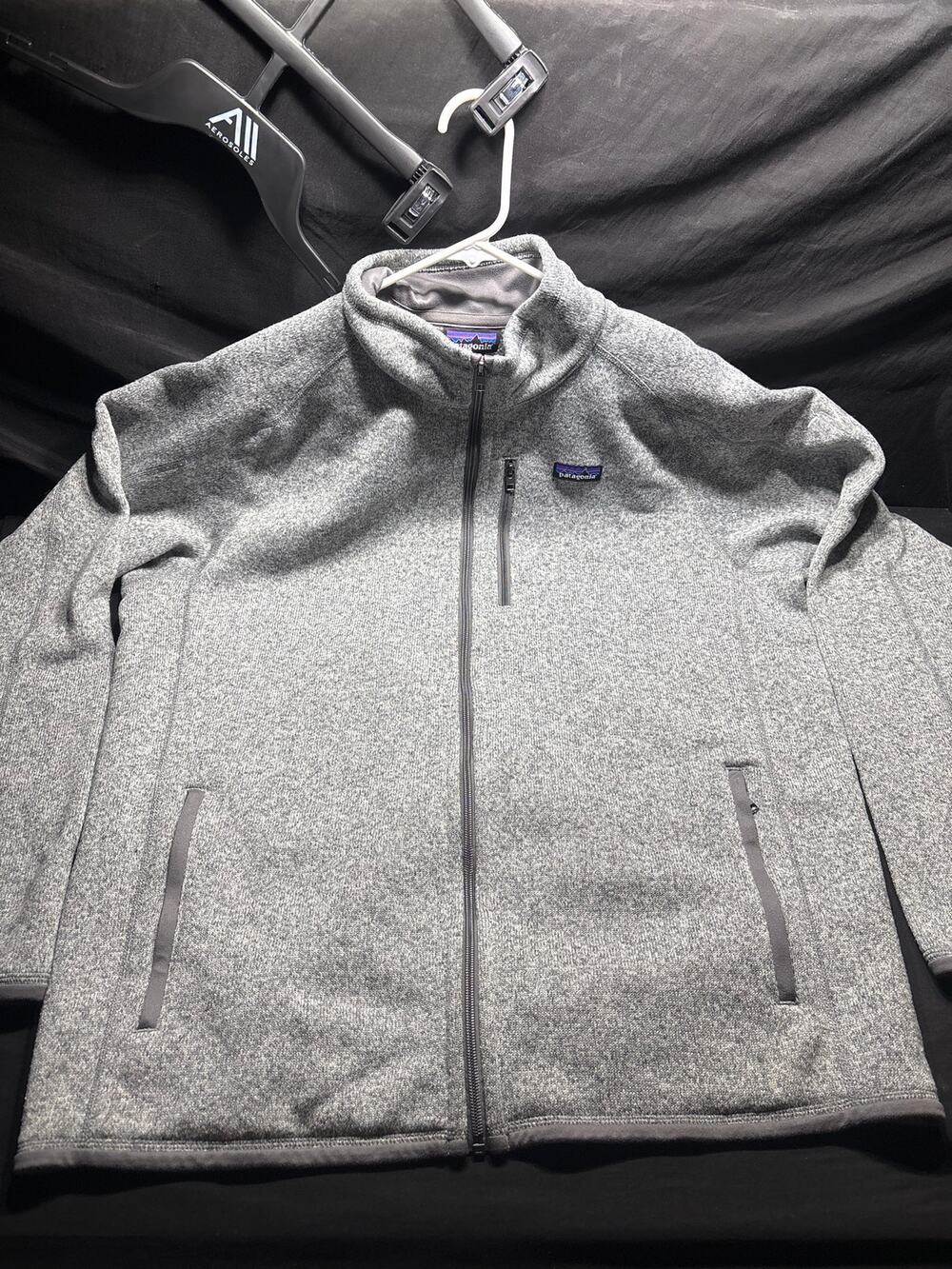Patagonia Mens XXL Better Sweater Full Zip Fleece Jacket Coat Heathered Gray